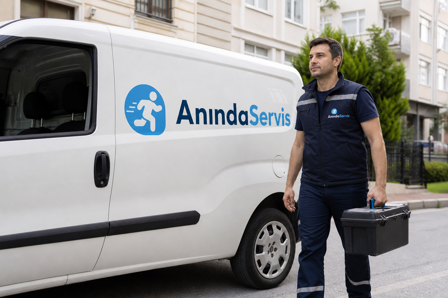 Anında Servis markalı servis aracı - Eskişehir Sunny Beyaz Eşya Servisi